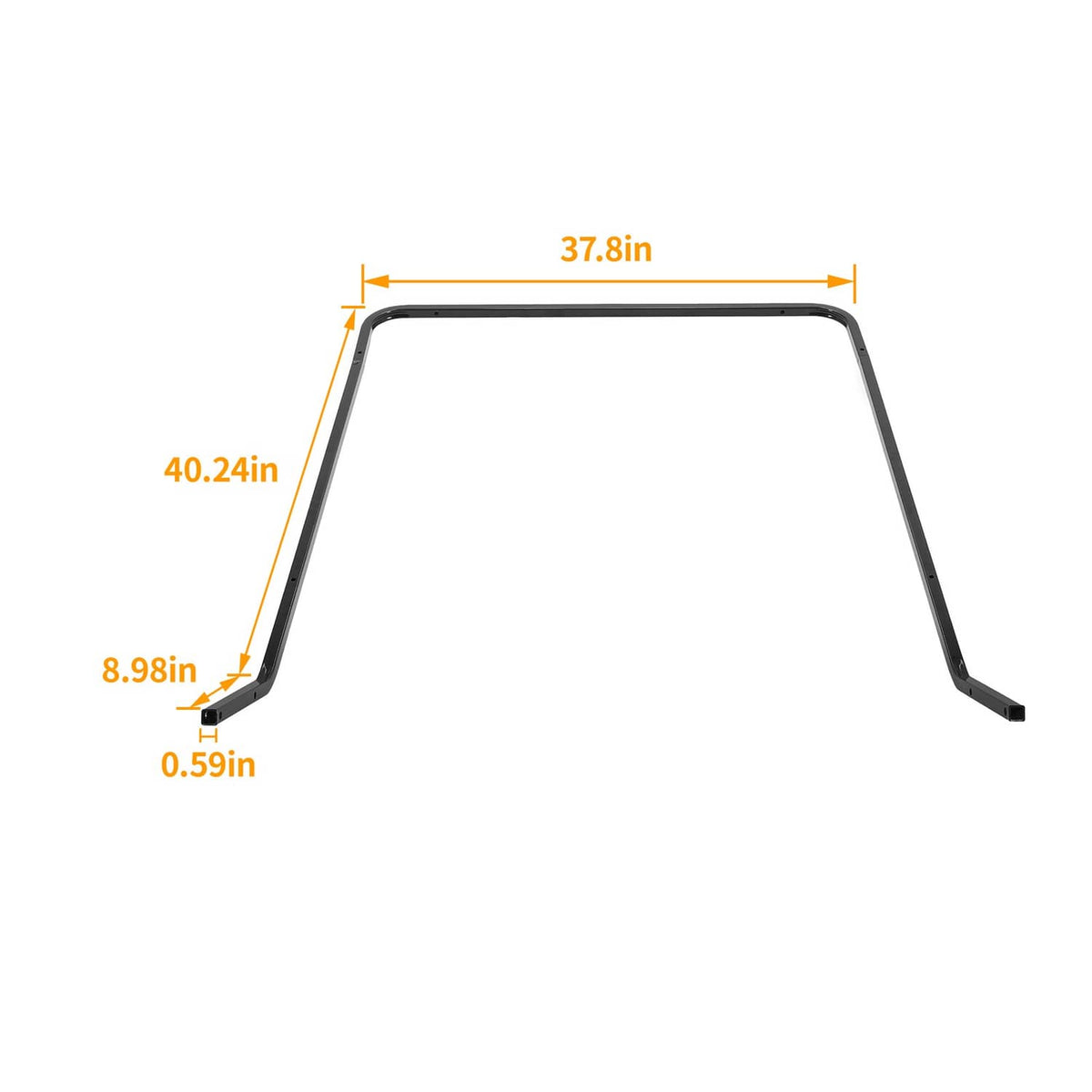 Solidspare Front Strut Support Brackets Roof Top For EZGO Golf Cart TXT Medalist 1994-2013