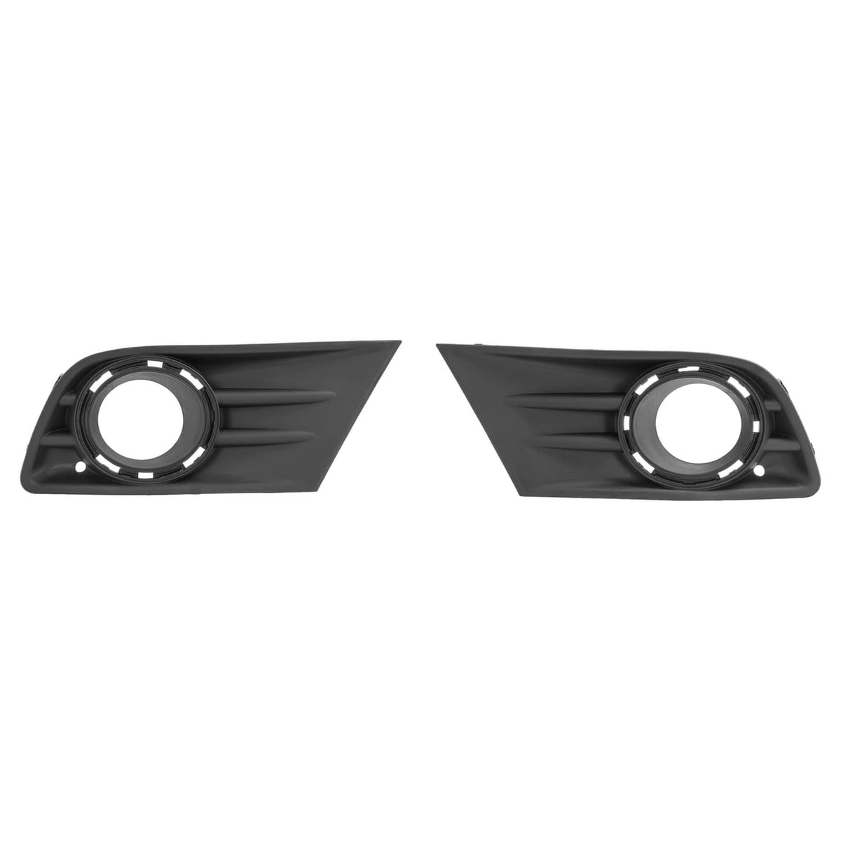 Solid Spare Left Right Fog Light Cover Bezel w/Chrome Ring Trim For Honda Pilot 2012-2015