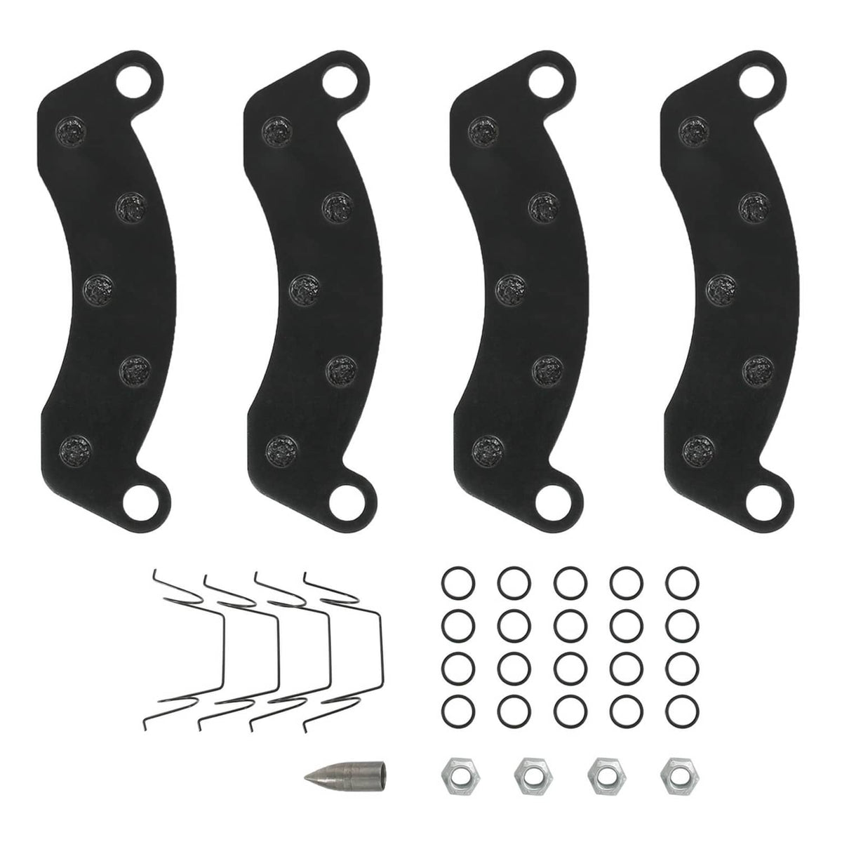 Solidspare Trailer Brake Rotor & Pads 070-006-01, K71-180-00 For Dexter 10K-12K Hydraulic