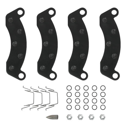 Solidspare Trailer Brake Rotor & Pads 070-006-01, K71-180-00 For Dexter 10K-12K Hydraulic