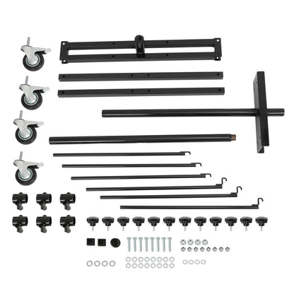 Solid Spare Auto Body Adjustable Tree Paint Panel Stand Fender Bumper Steel Powder Coated