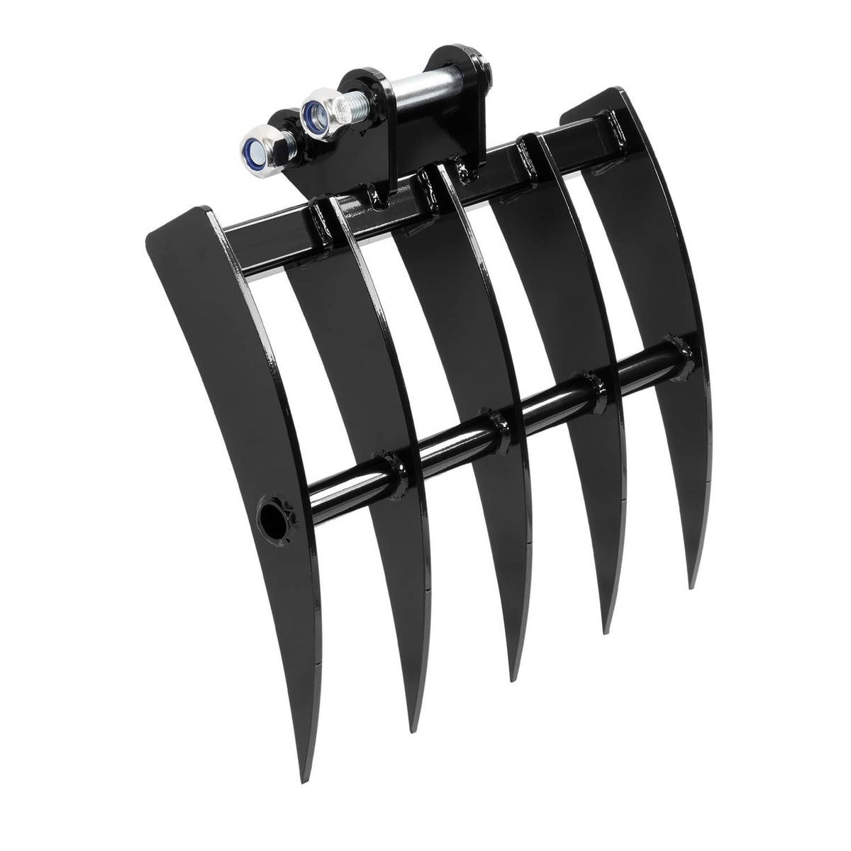 Solidspare Mini Excavator Attachment Rake 5 Tools For Mini Excavator  Heavy Duty Thick