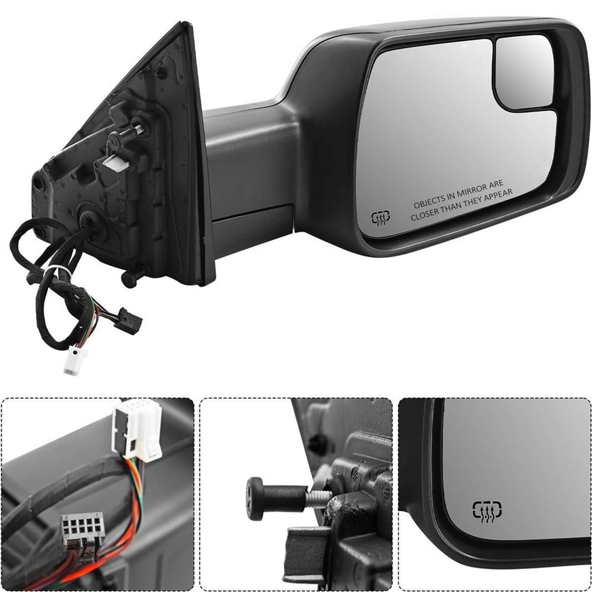 Solidspare 68276500AH For 2019-2024 Ram 1500  Heated Mirror w/Power Fold Signal Light Right