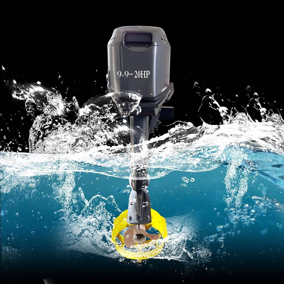 Solid Spare Marine Outboard Propeller Safety Guard for Most 9.9-20 HP Boat Motors 9 Inches