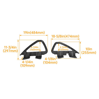 Solidspare For Club Car DS 2000-2008 Golf Cart Hip Restraint Driver Left&Right Seat Handles