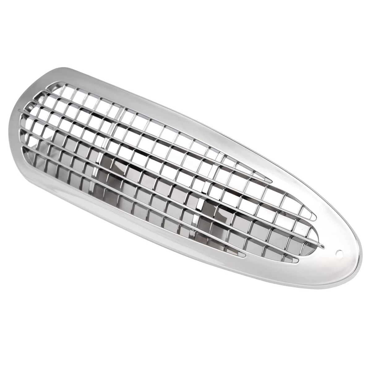 Solid Spare Chrome Hood Side Grille Air Intake Vent Cover ABS For Freightliner M2 2002-2018