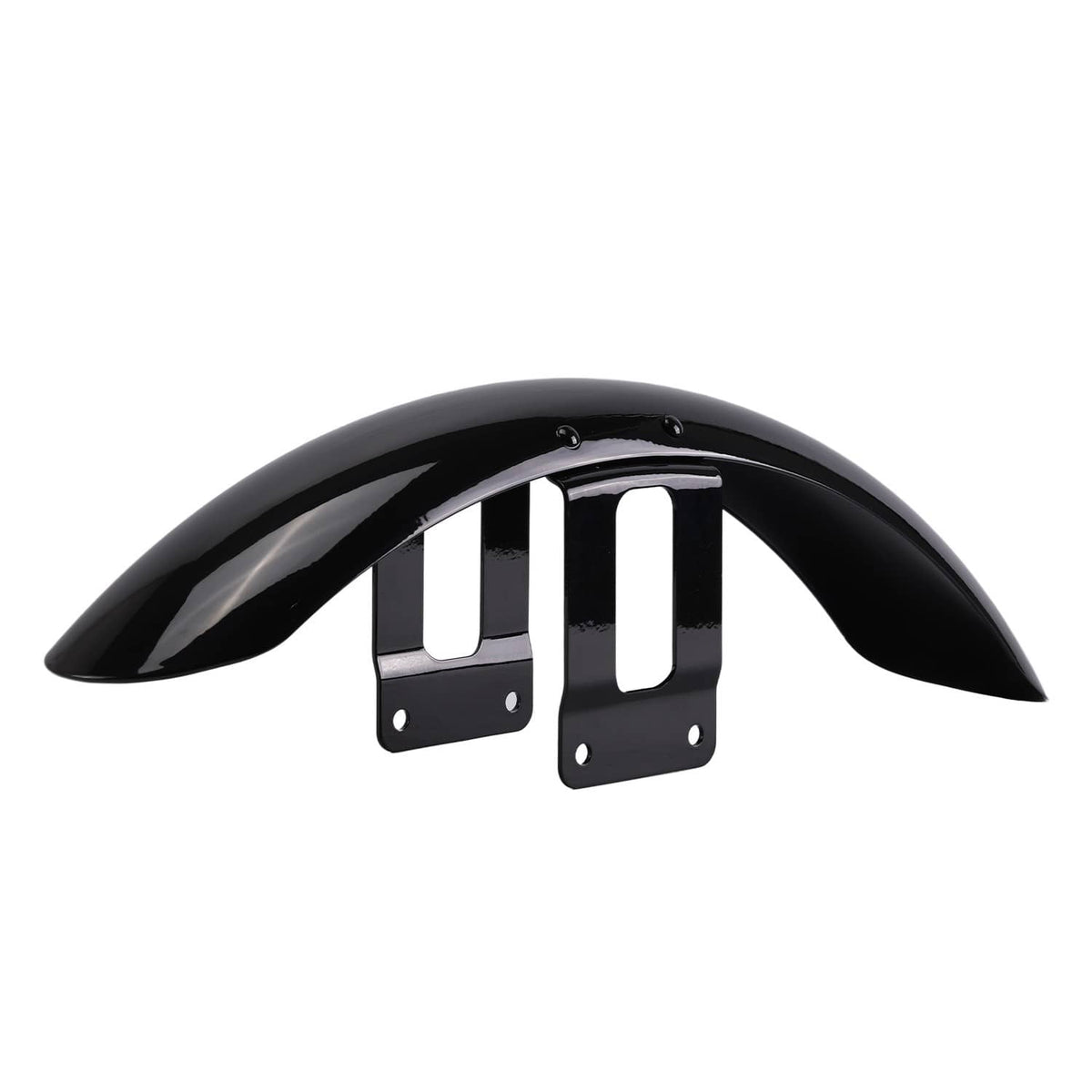Solidspare Vivid Black Front Fenders Pre-Drilled For Harley Sportster XL 1200 883 2004-2022