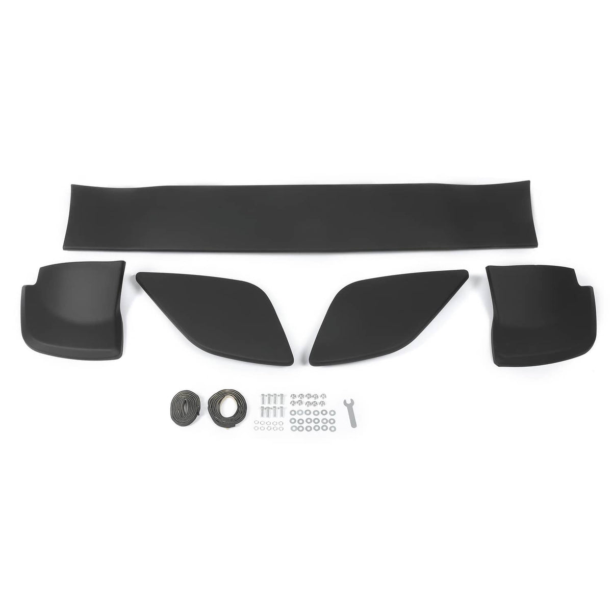 Solid Spare Rear Trunk Spoiler Wing JDM Style Matte Black For Subaru WRX STI 2015-2021 2018