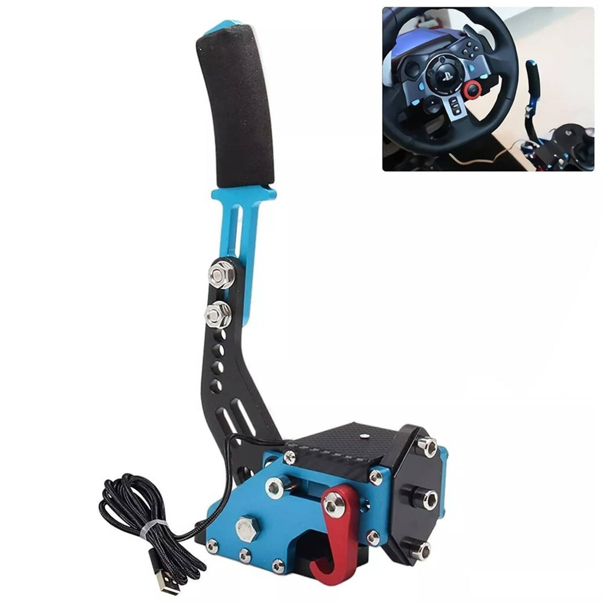 Solidspare New 64 Bit USB PC Handbrake SIM for Racing Games G25/27/29 T500 T300 G923 G920