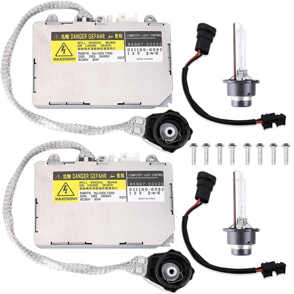 Solidspare 2x 12V HID Xenon Ballast Headlight Control Module For Lexus Rx350 ES300 ES330
