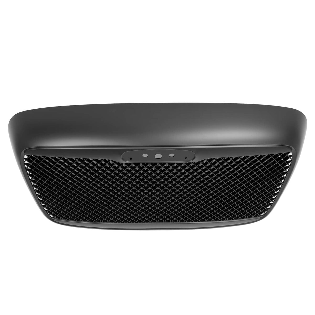 Solid Spare For Freightliner Columbia 00-12 Black Front Bumper Upper Grille Mesh Style Grill