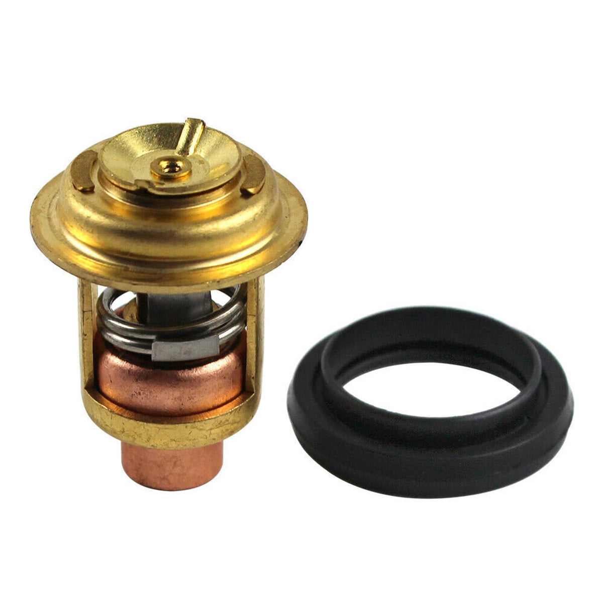 Solid Spare Thermostat Kit with Gasket Johnson Evinrude (5-235 HP) 18-3672 for 434841 310058