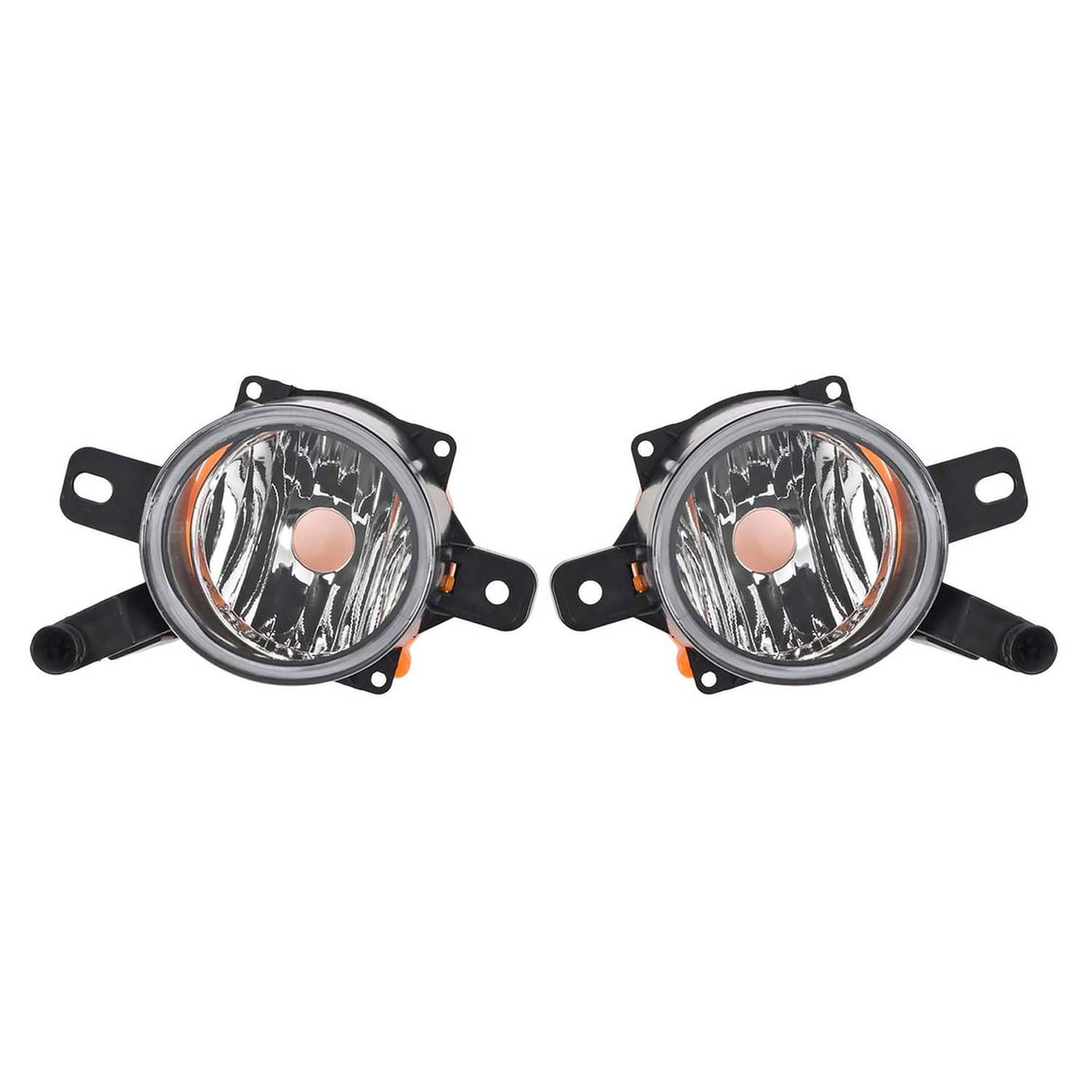 Solid Spare For Chevy Malibu 2013-2016 Fog Lights Bumper Lamps w/ Black Bezel Molding Wiring