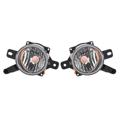 Solid Spare For Chevy Malibu 2013-2016 Fog Lights Bumper Lamps w/ Black Bezel Molding Wiring
