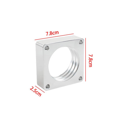 Solidspare New 4-Bolt Throttle Body Spacer for 1987-2006 Jeep XJ YJ TJ WJ 4.0L 2.5L Silver