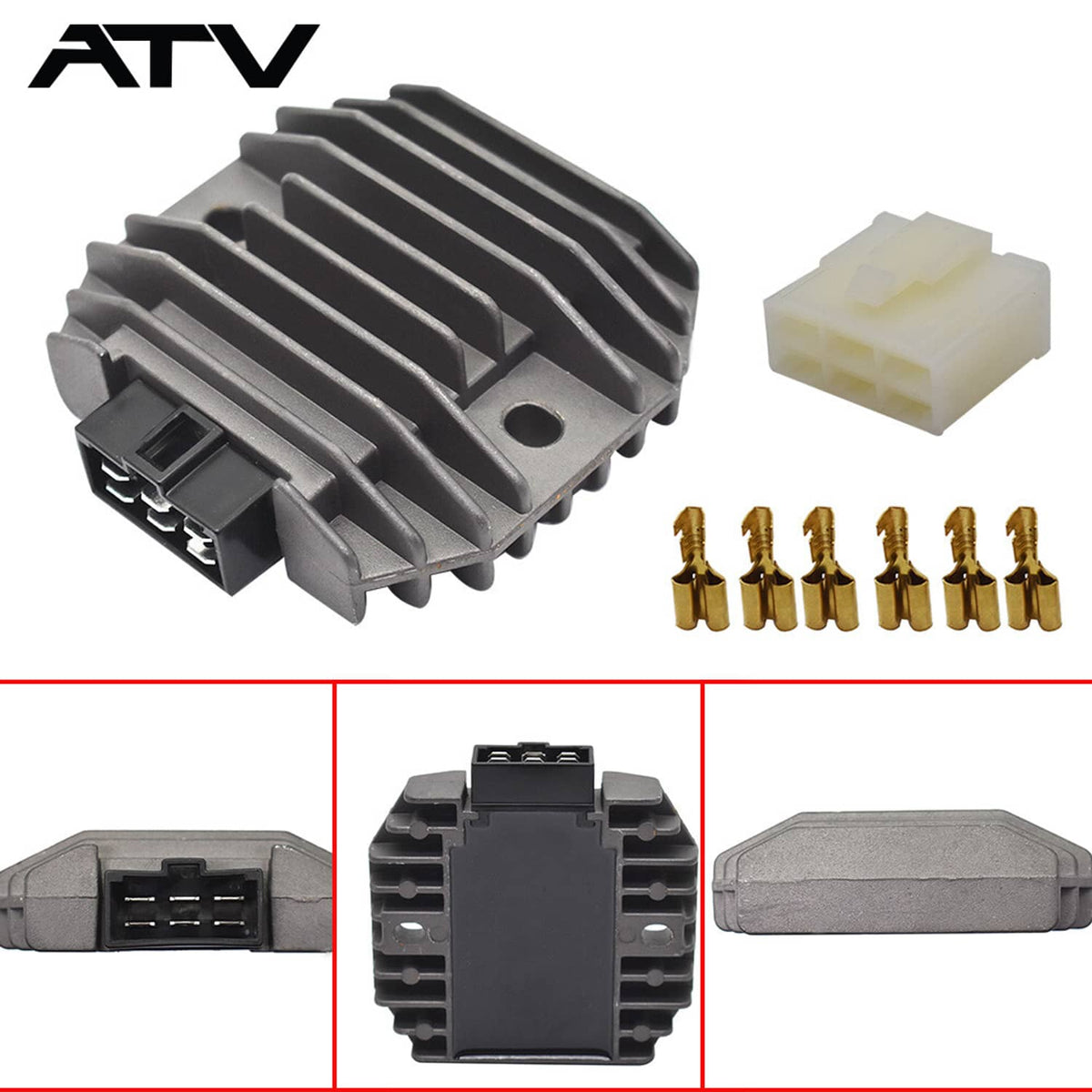 Solidspare Voltage Regulator Rectifier For Kawasaki ATV KLF300 Bayou 300 4x4 290cc 1989-02