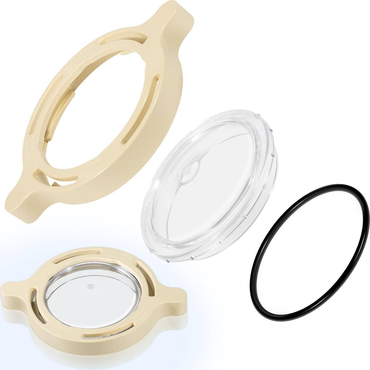 Solid Spare 350090 Cam Clamp 350091 Lid ORing Replacement for Pentair Superflo Locking Ring