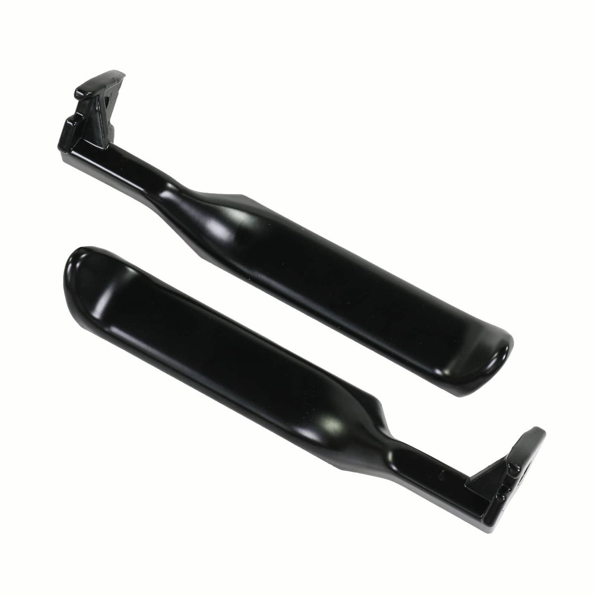 Solidspare Set(2) Metal Inside Door Handles LH&RH For 87-96 Ford F150 F250 F350 Truck Black
