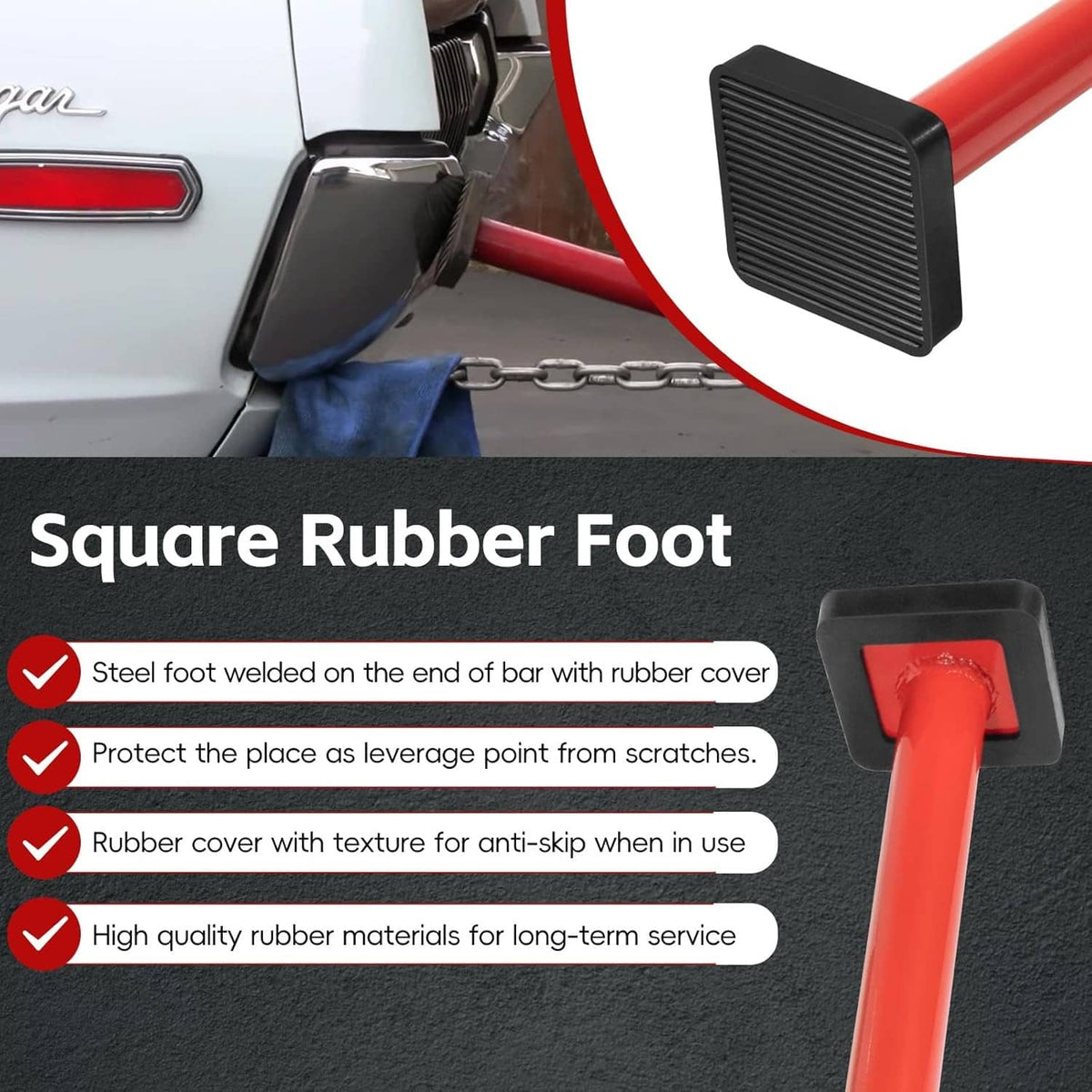 Solid Spare 77175 Pulling Stick Tool For Car Repair Auto Body Puller Alignment Bar, 52" Long