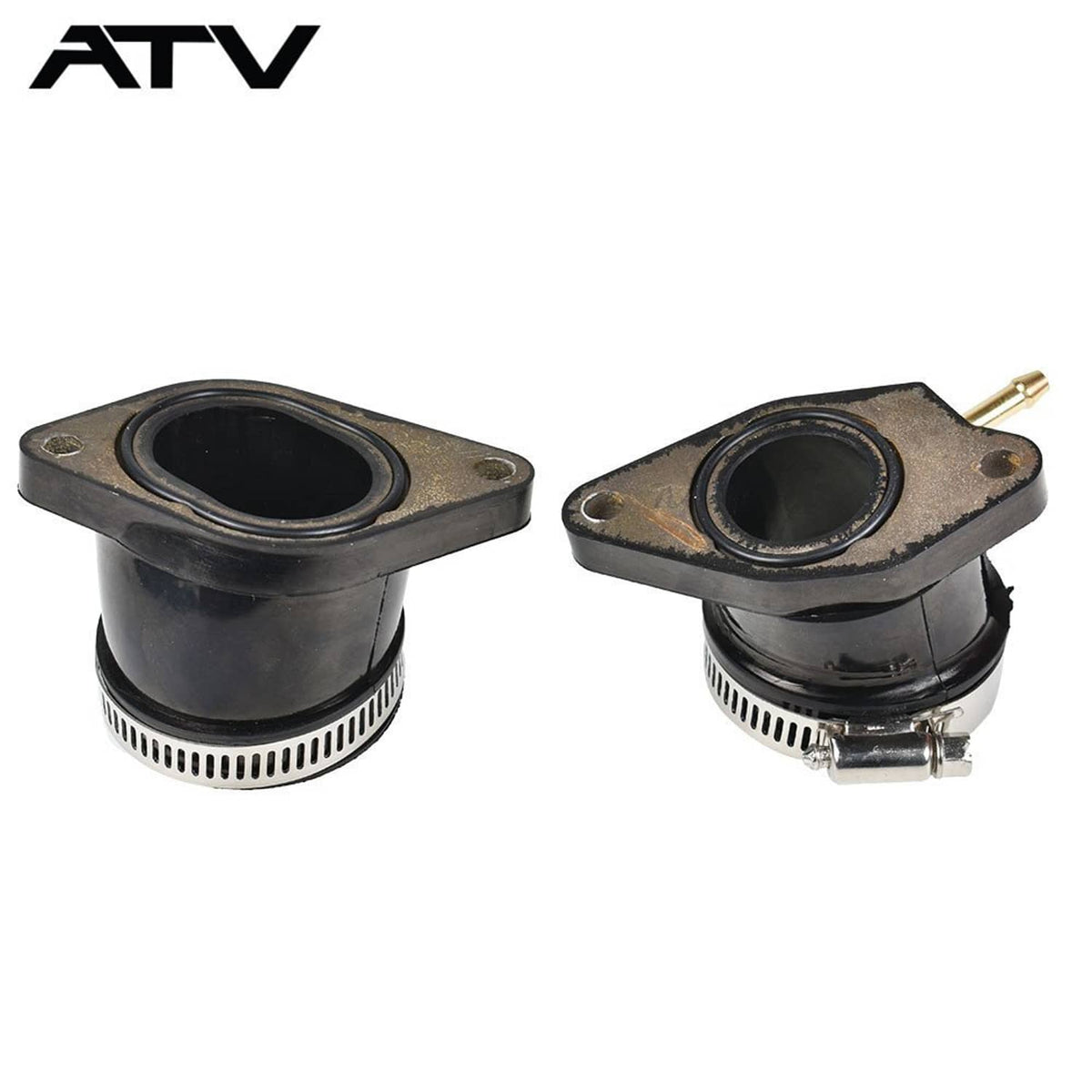 Solidspare For 2001-2005 Yamaha Raptor 660 660r 2x Intake Manifold Carburetor Boots L & R