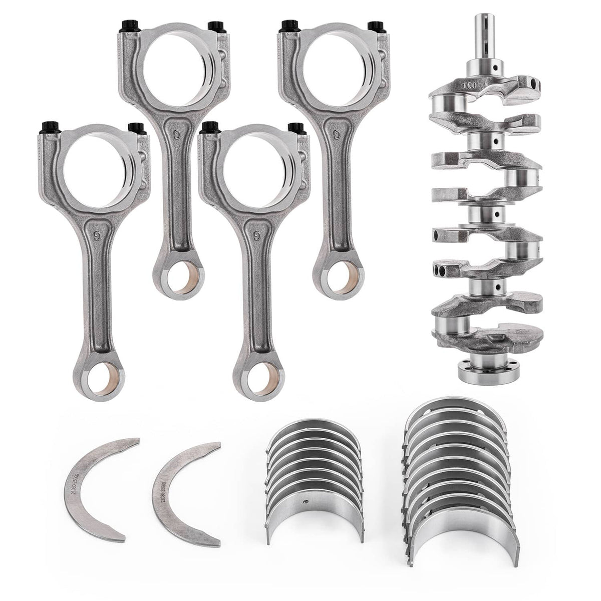 Solidspare Crank Shafts Connecting Rod Bearing Kit for Hyundai Santa Fe Sport 2.4L 2013-18