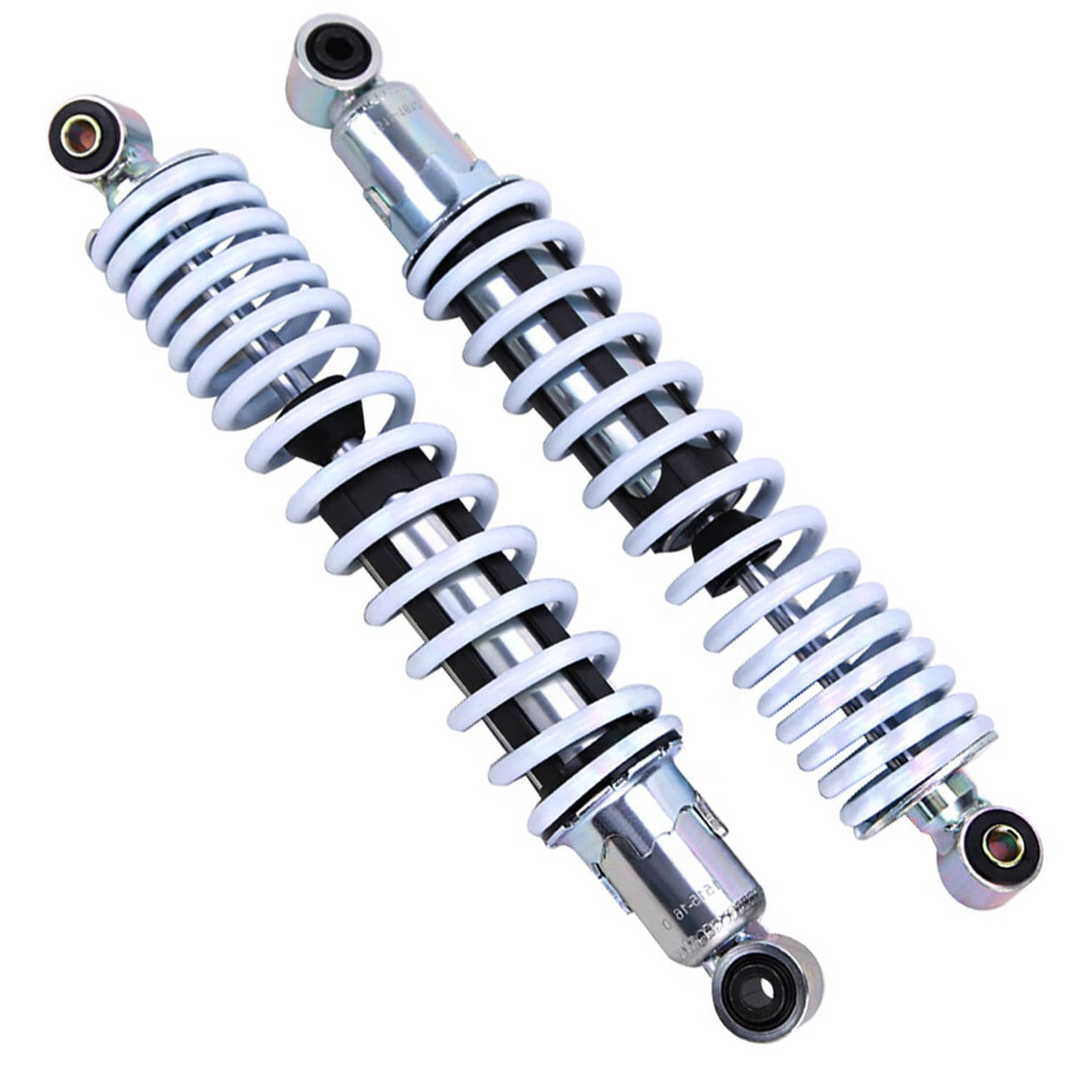 Solidspare Front Shocks Absorbers White Spring for Yamaha Banshee 350 YFZ350 ATV 1987-2006