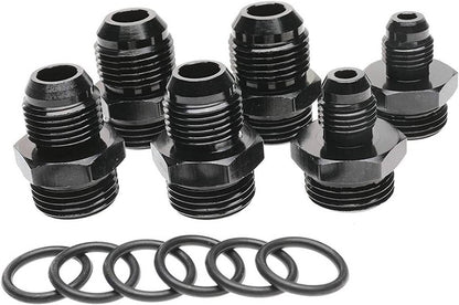 Solidspare High Flow Inline Fuel Filter 100 Micron Cleanable 6AN 8AN 10AN Adapter Universal