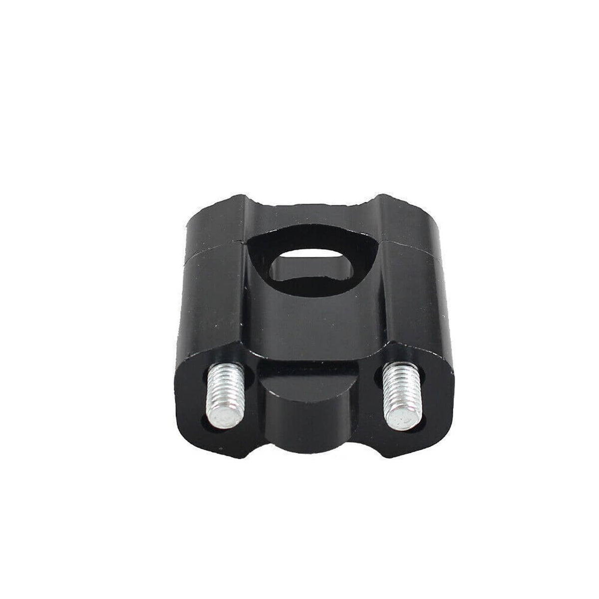 Solidspare Black HandleBar Fat Bar Mount Clamps Risers Adaptor 7/8" to 1 1/8" Dirt Pit Bike