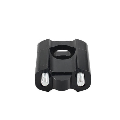 Solidspare Black HandleBar Fat Bar Mount Clamps Risers Adaptor 7/8" to 1 1/8" Dirt Pit Bike