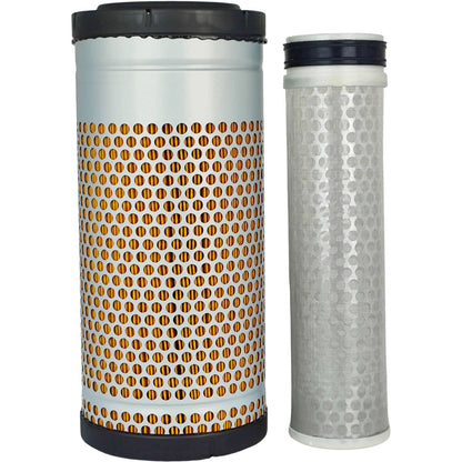 Solid Spare RD158-42270 Outer Inner Air Filter Kit RD158-42280 for Kubota Excavator Loader