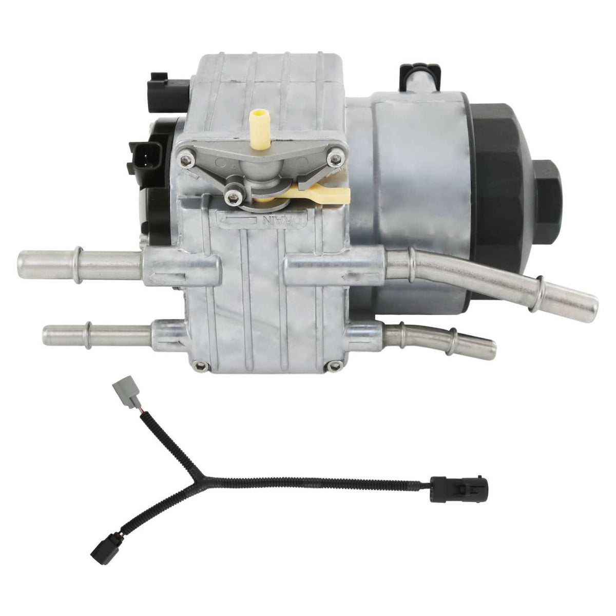 Solidspare In-Line Diesel Fuel Pump W/ Filter for Ford F-250 F-350 F-450 Super Duty 08-2010