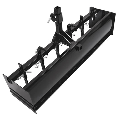 Solidspare 55" Tow Behind Box Scraper Blade Three-Point Quick Hitch For Cat 0 Cat 1 Tractor