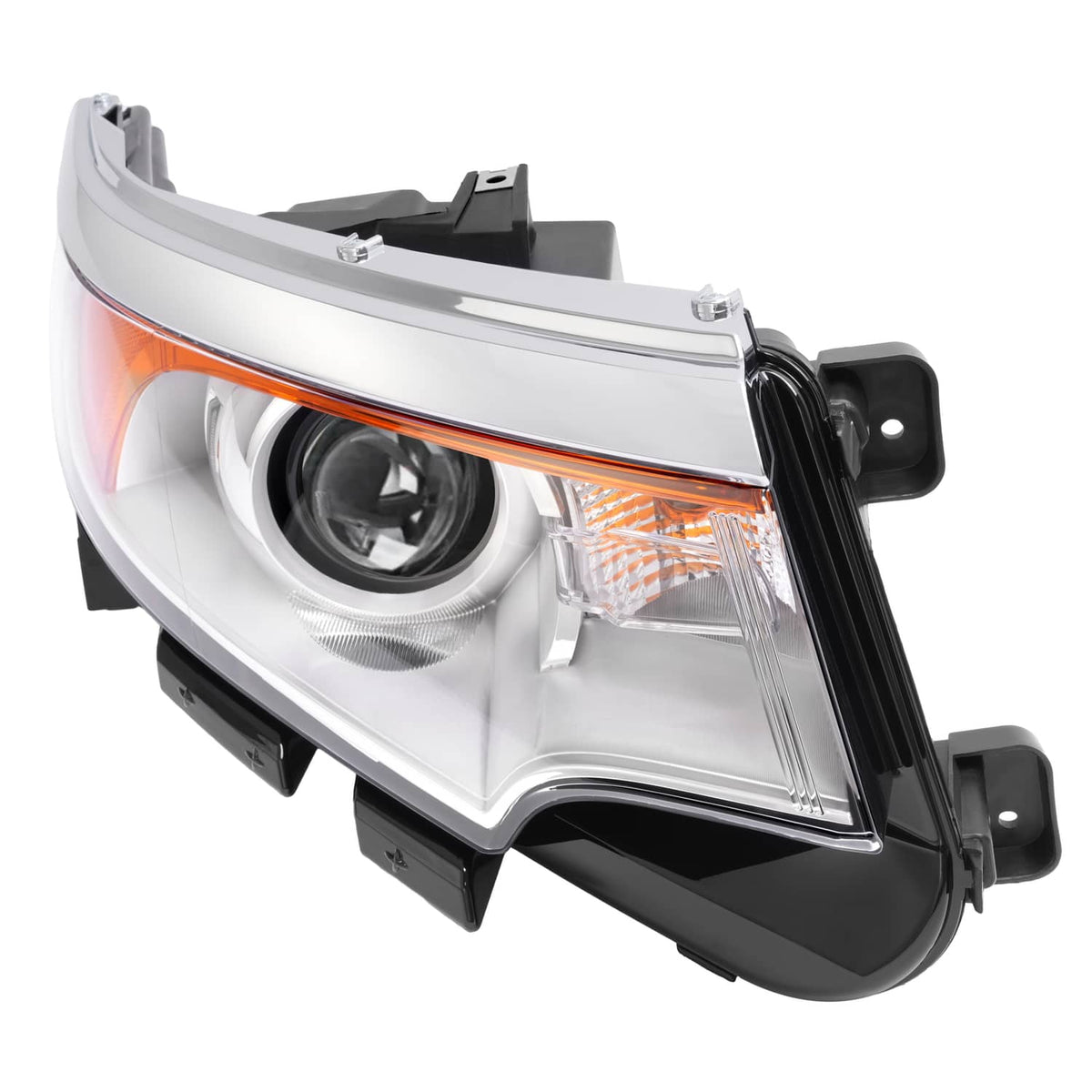 Solid Spare For Ford Edge 2011 2012 2013 2014 Headlight Right Side Halogen Projector 5 Pins