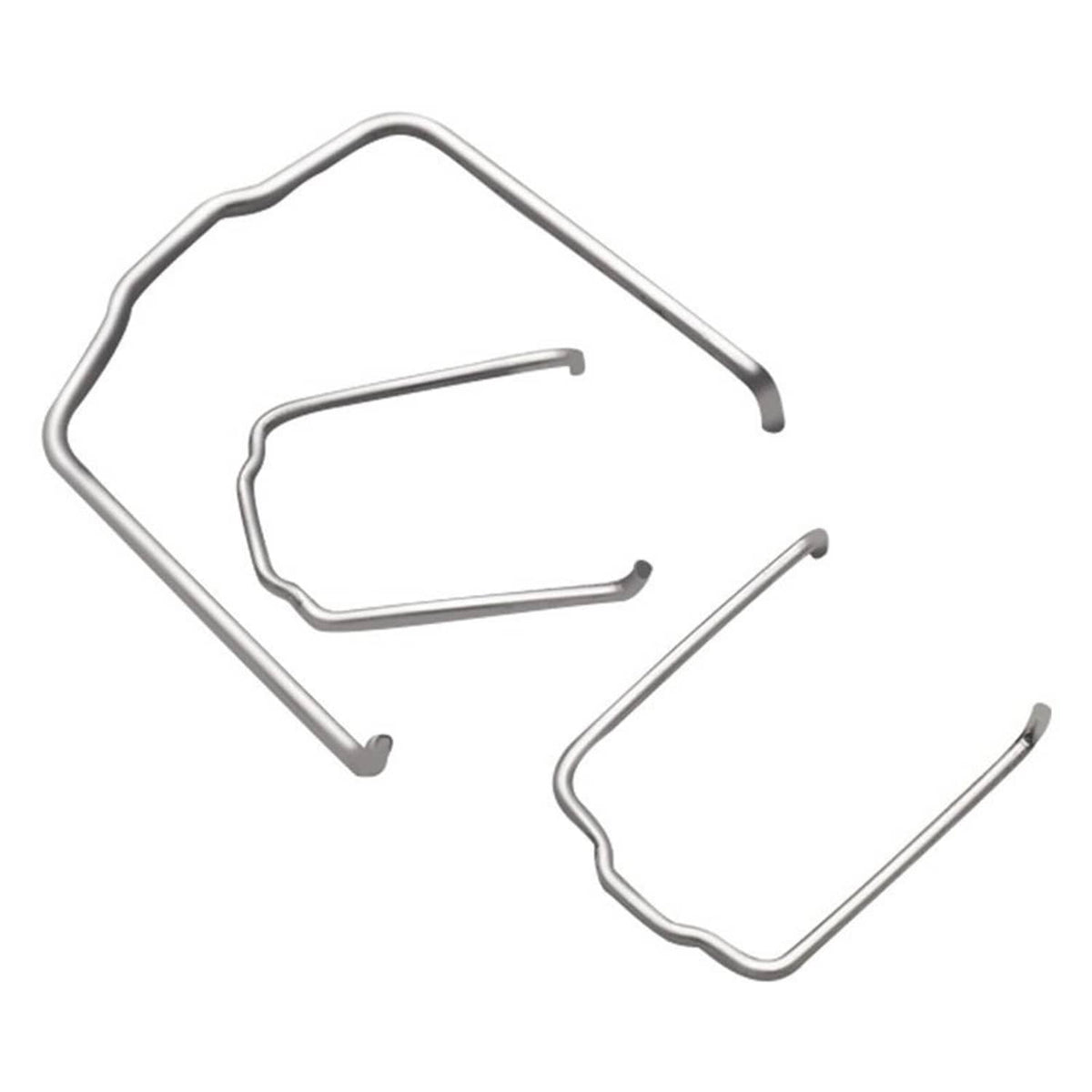 Solidspare Radiator Hose Retaining Spring Clip Clamp 0.87in 1.07in 1.83in U” shape For BMW