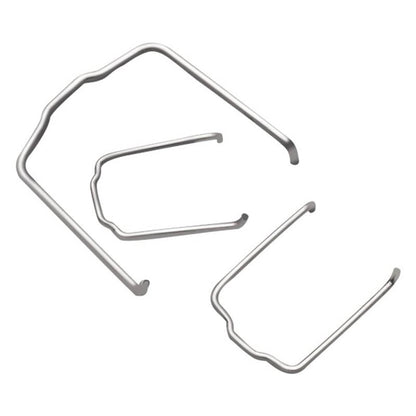 Solidspare Radiator Hose Retaining Spring Clip Clamp 0.87in 1.07in 1.83in U” shape For BMW