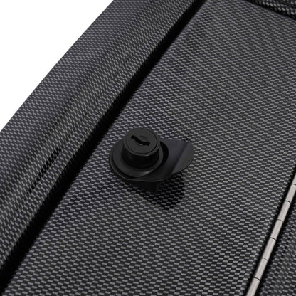 Solidspare For Club Car Precedent 04-08.5 Golf Cart Dash Kit Carbon Fiber Finish W/ Locks