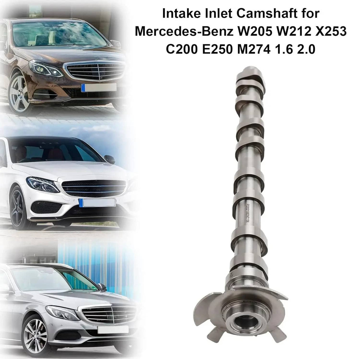 Solidspare Engine Inlet Intake Camshaft 2740500401 Fit Mercedes W205 M274.910 1.6T M274.920