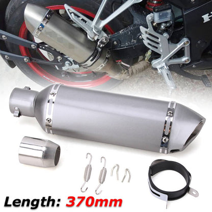 Solidspare Slip-on 38-51mm Universal Motorcycle Exhaust Muffler Pipe w/ DB Killer Silencer