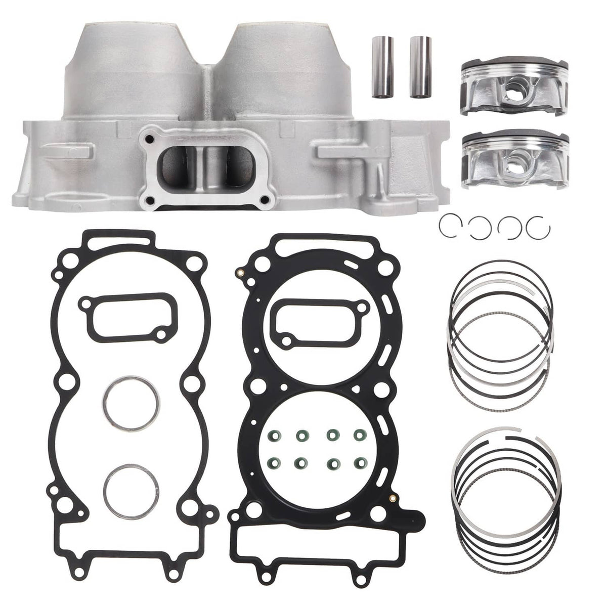 Solidspare For Polaris 1000/RZR/XP 2014-2018 93mm Cylinder Gasket Piston Kit 3023156 ATV