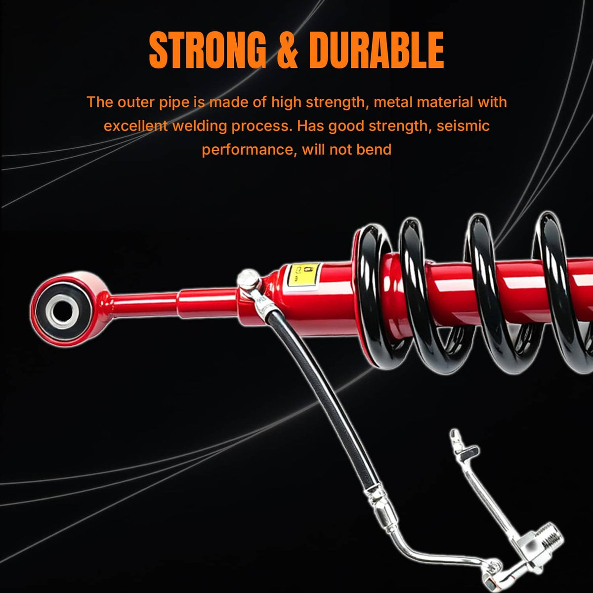 Solidspare Pair Front Shock Strut Spring Assy For Toyota 4Runner Limited 4WD 2010-2024 4.0L
