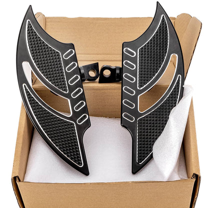 Solidspare Passenger Floorboards Footboard For Road King Road Glide Electra Street Glide