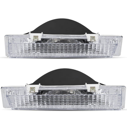 Solid Spare Pair of Front Park and Turn Signal Light Lamps For Chevy Monte Carlo SS 1981-88