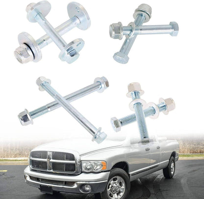 Solidspare Front Control Arms Cam Bolts & Hardware Kit For 2002-09 Dodge Ram 1500 2500 3500