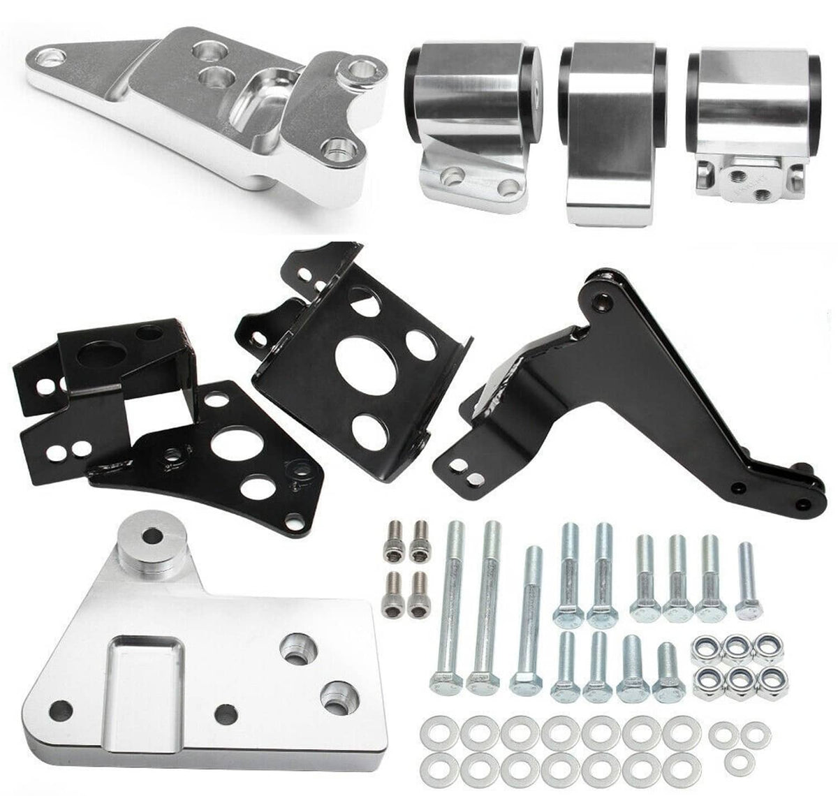 Solidspare Engine Mount Bracket For K-Swap EK Chassis 96-00 Honda Civic K20 K24 K-Series