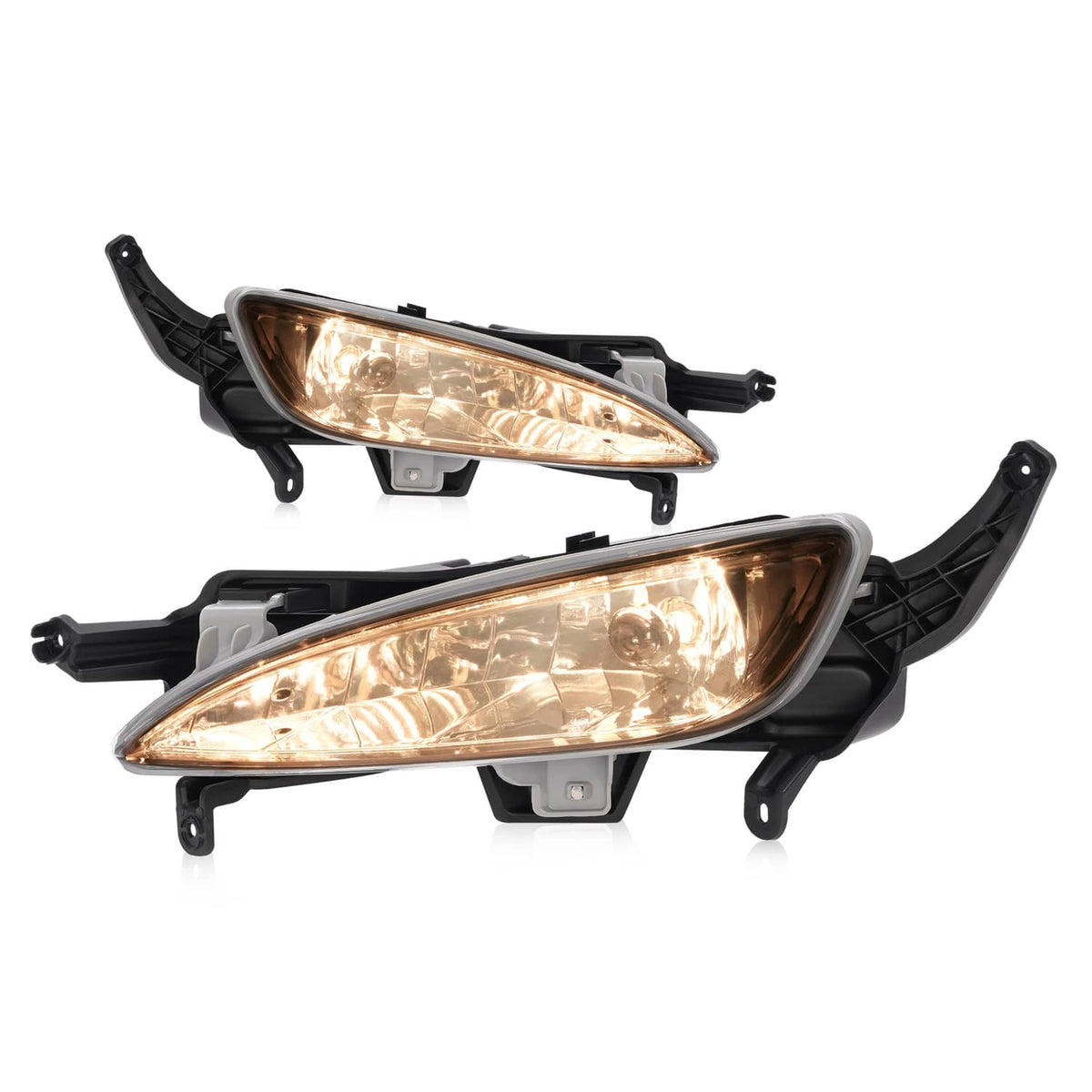 Solid Spare Pair Fog Lights w/Brackets For Kia Optima 2011-2013 (Except HYBRID) RH+LH