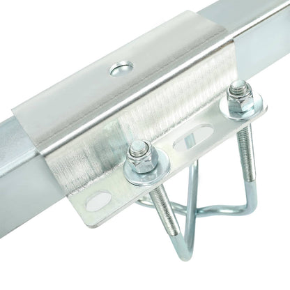 Solidspare Adjustable Boat Trailer Bunk Board Guide-on 61" Feet Rail w/Brackets Kit