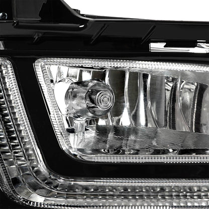 Solid Spare Pair LED&DRL Fog Lights Bumper Lamps LH&RH w/Bulbs For Hyundai Tucson 2019-2021