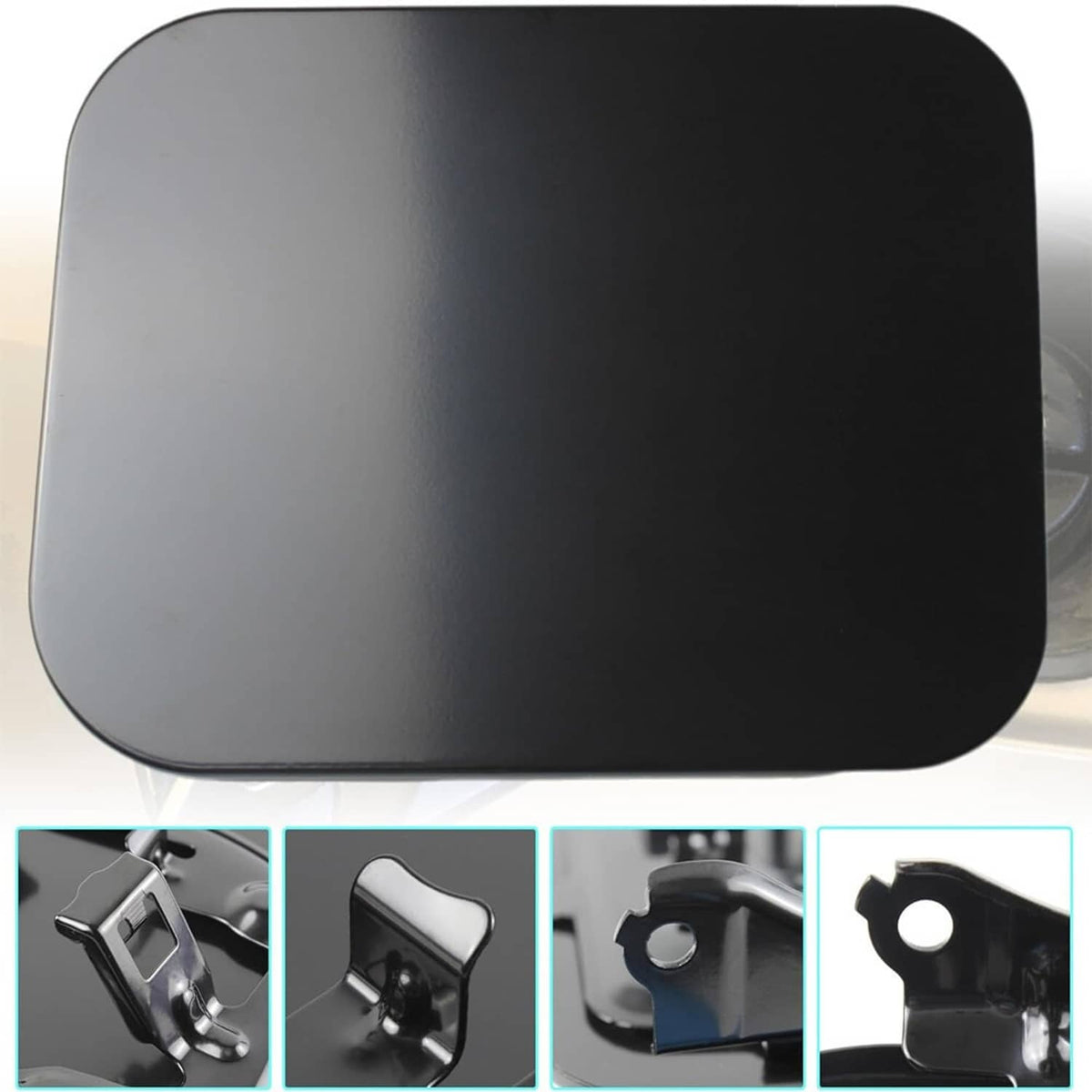 Solidspare Black Gas Lid Door Fuel Door 77350-08020 For 2011-2020 Toyota Sienna 2.7L 3.5L