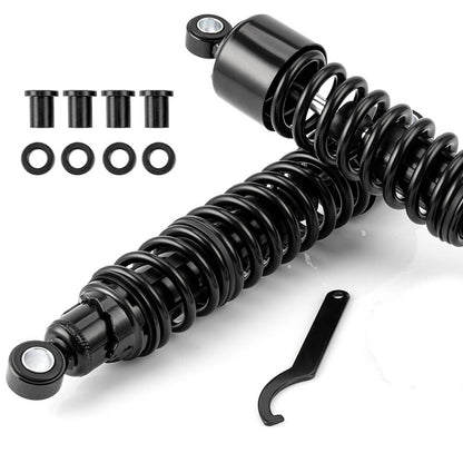 Solidspare Black 15" Rear Shocks Absorbers Fit for Harley Sportster XL1200 883 48 72 Pair