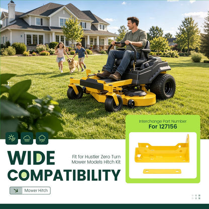 Solidspare Mower Hitch Kit For Hustler Raptor X XL XD XDX #127156 Zeroturn Mower Heavy-duty
